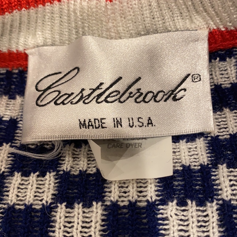 Vintage Castlebrook Sweater Size 12 - Picture 6 of 8